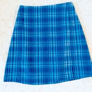 Brandy Melville Cara skirt in light blue plaid